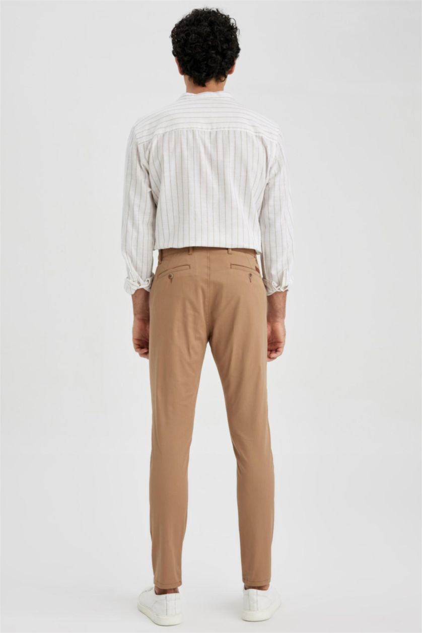 MAN Camel Skinny Fit Chino Pants