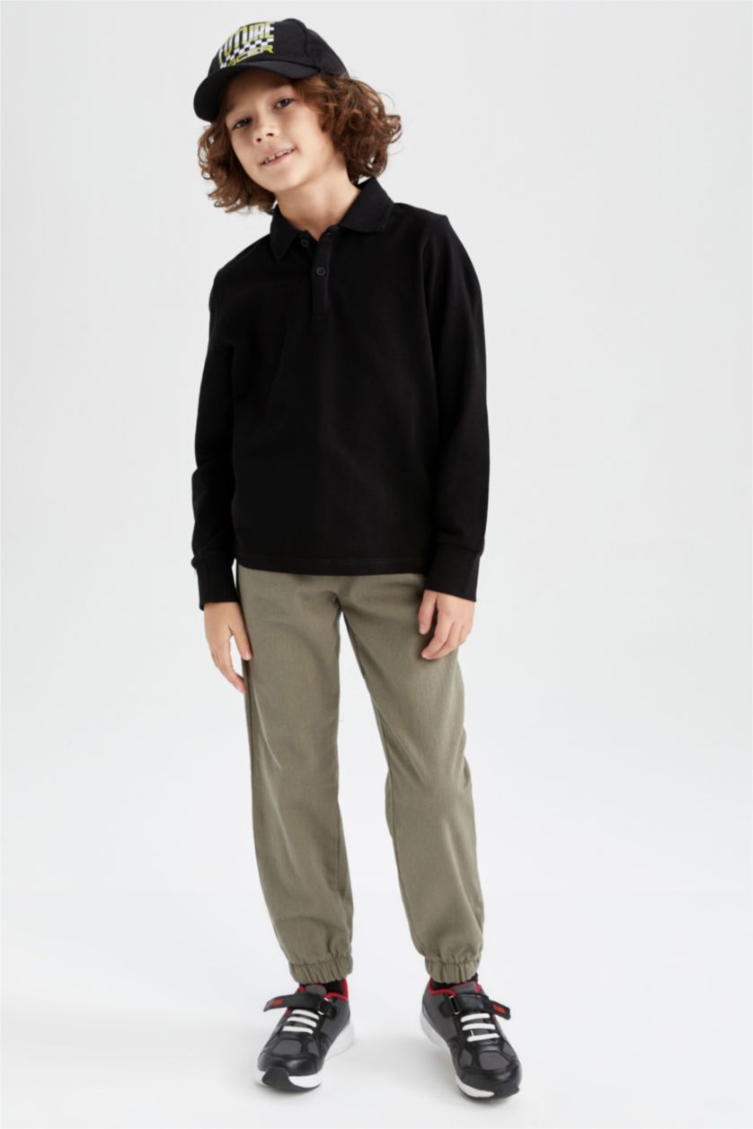 BOYS & TEENS Light Khaki Boy Jogger Trousers