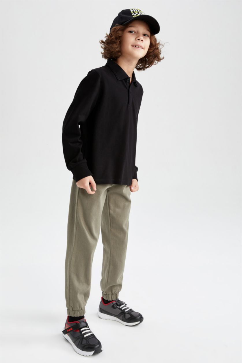 BOYS & TEENS Light Khaki Boy Jogger Trousers