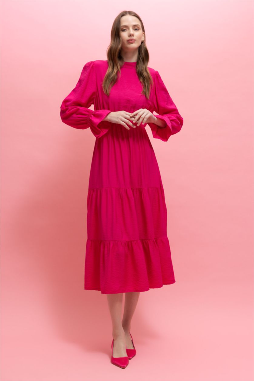 Woman Fushsia Dress