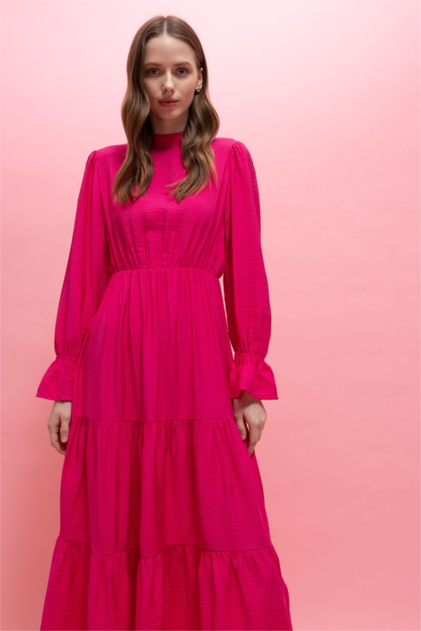 Woman Fushsia Dress