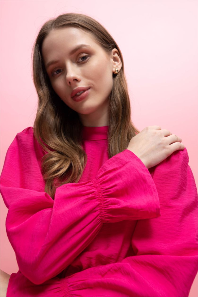 Woman Fushsia Dress