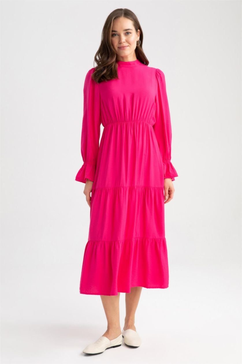 Woman Fushsia Dress