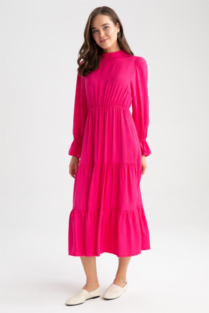 Woman Fushsia Dress