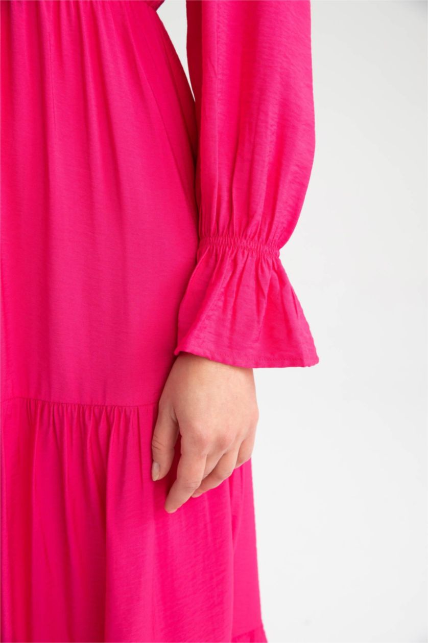 Woman Fushsia Dress