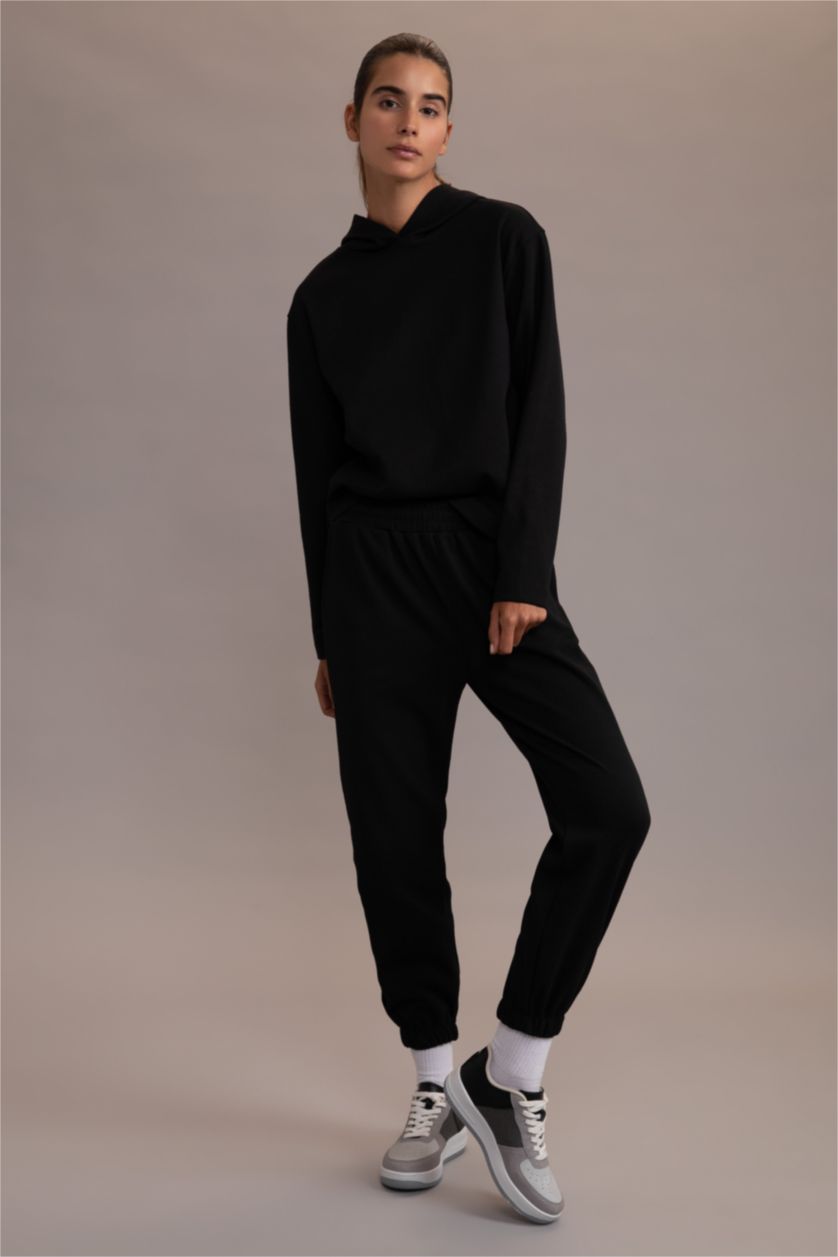 WOMAN Black Standard Fit Double Pocket Trousers