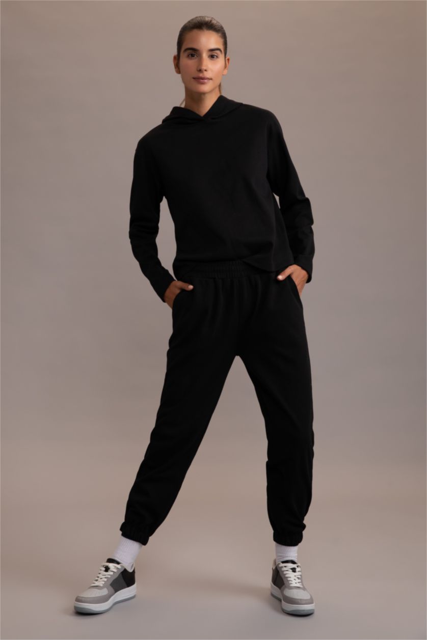 WOMAN Black Standard Fit Double Pocket Trousers