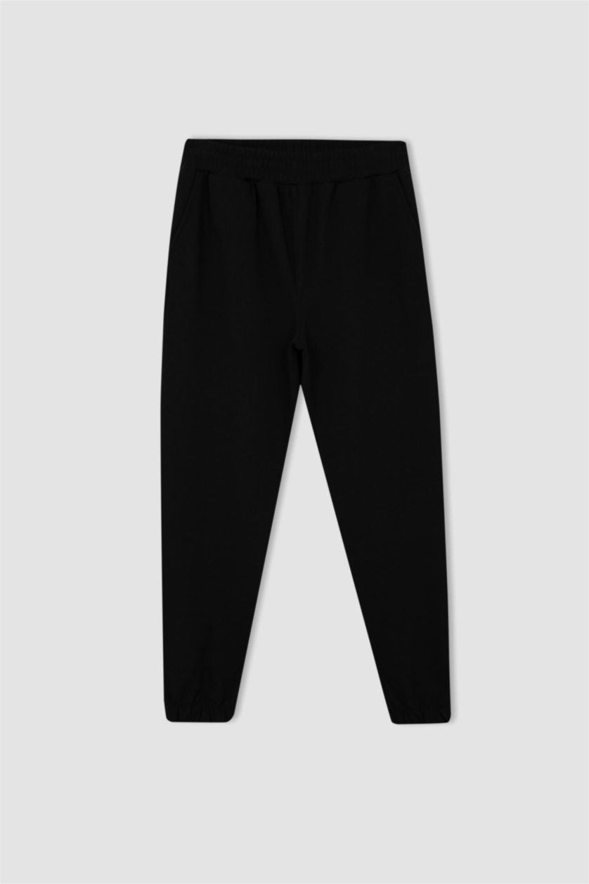 WOMAN Black Standard Fit Double Pocket Trousers