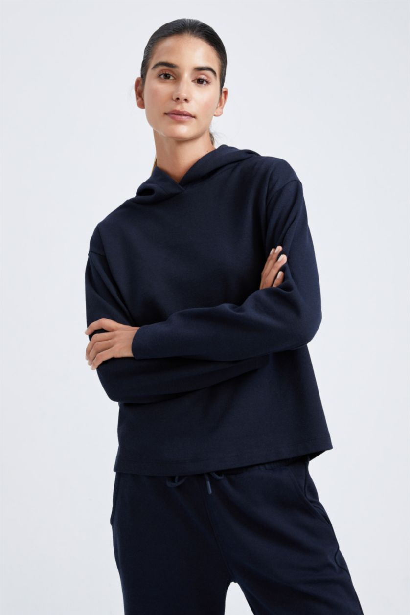 WOMAN NAVY Standard Fit Sweatshirt