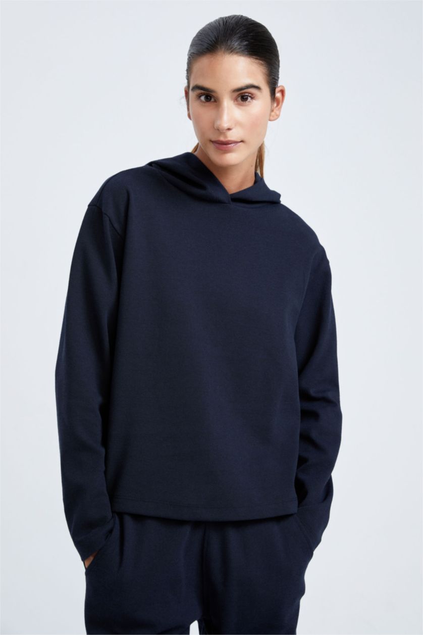 WOMAN NAVY Standard Fit Sweatshirt