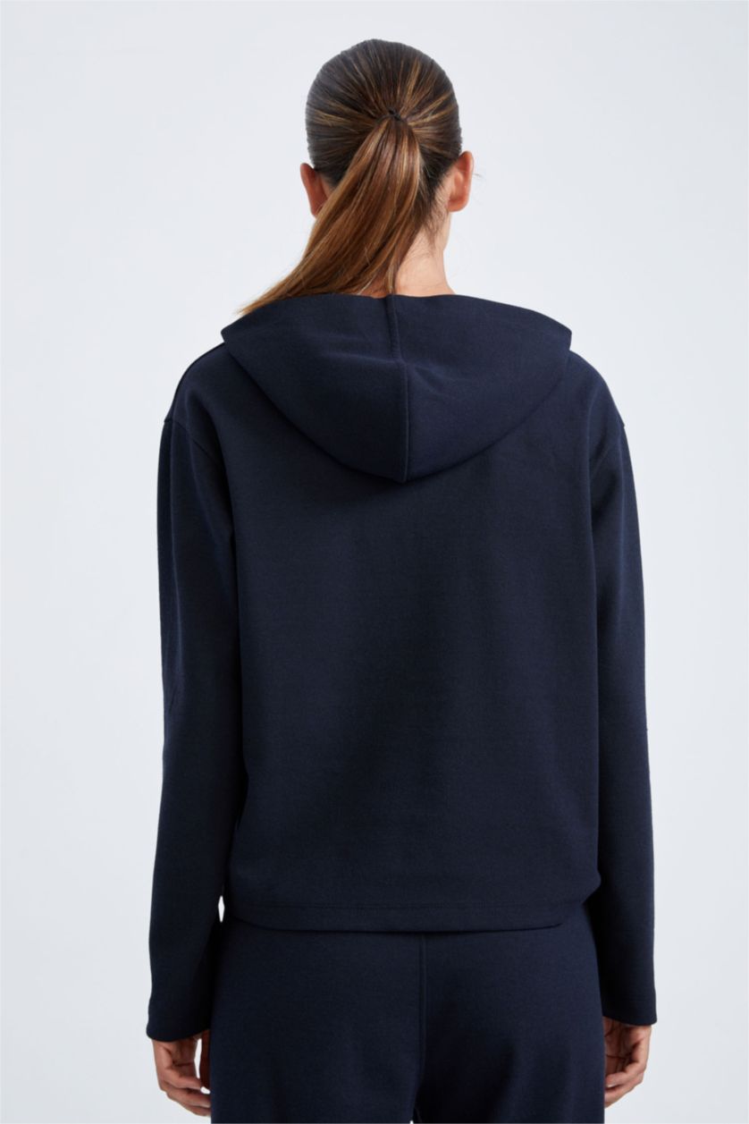 WOMAN NAVY Standard Fit Sweatshirt