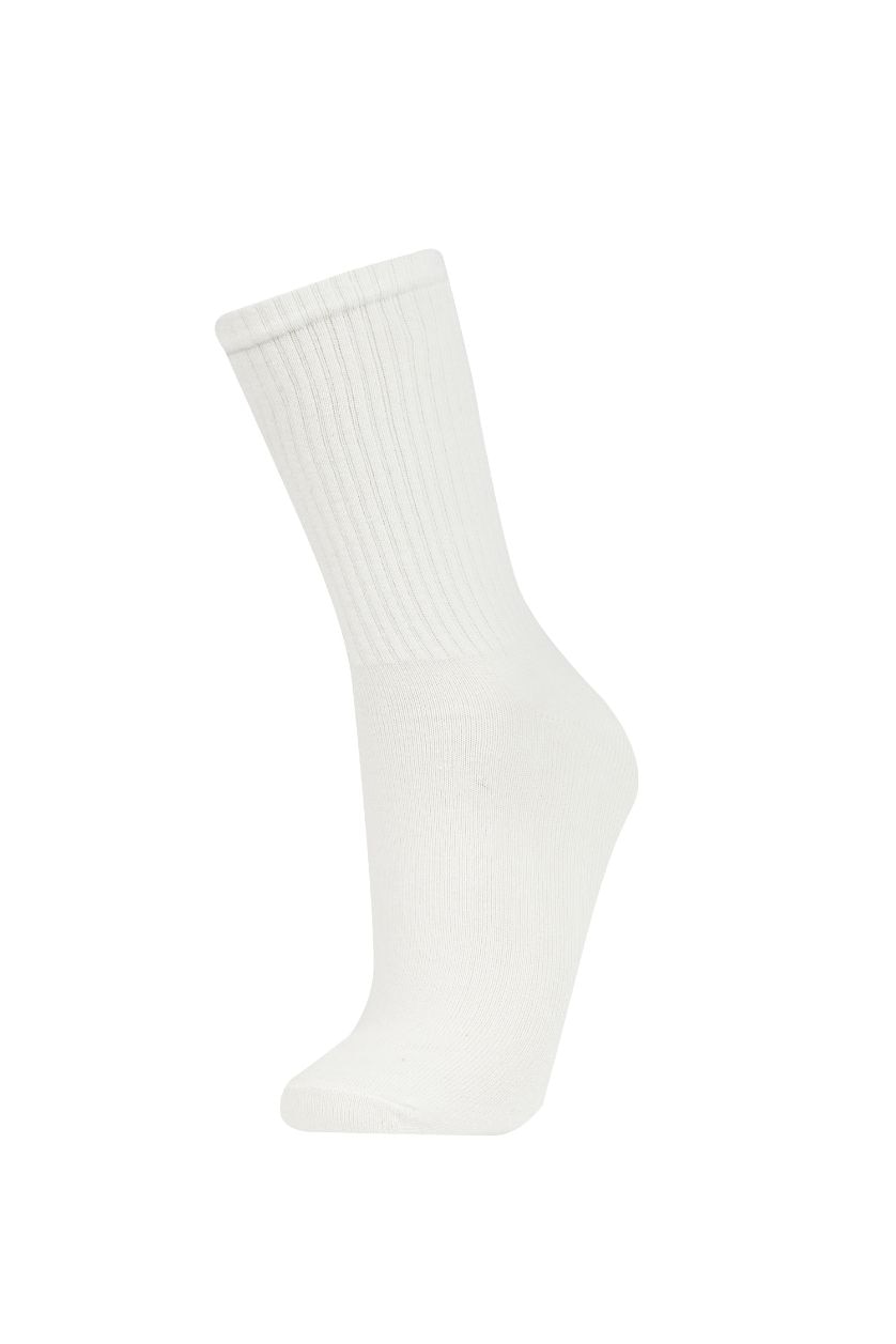 HOMME Beige Chaussettes Longues Coton 3 Homme