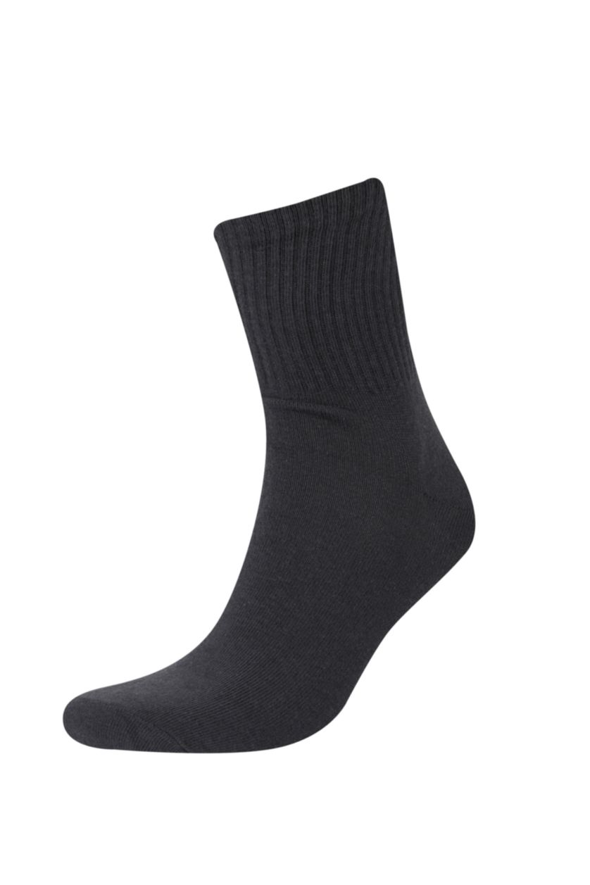 رجال كحلي جوارب طويلة للرجال من قطن - 3 قطع