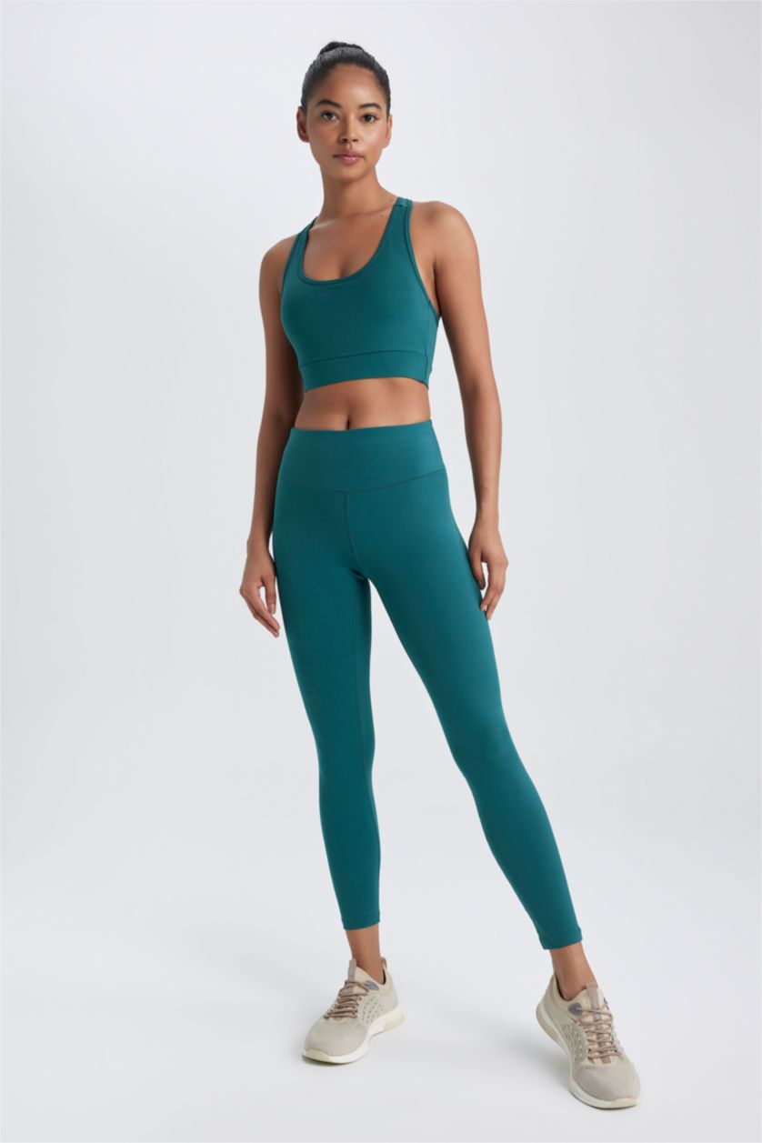 FEMME Vert Leggings à chevilles de DeFactofit