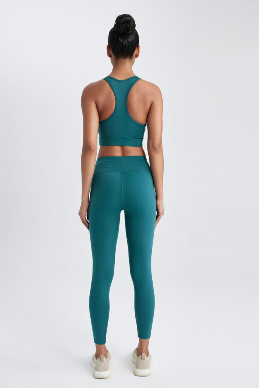 FEMME Vert Leggings à chevilles de DeFactofit