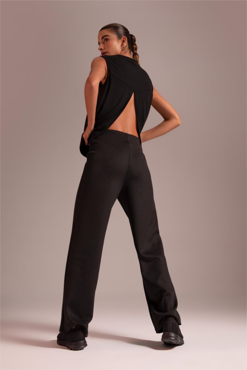 WOMAN Black DeFactoFit Wide Leg Trousers