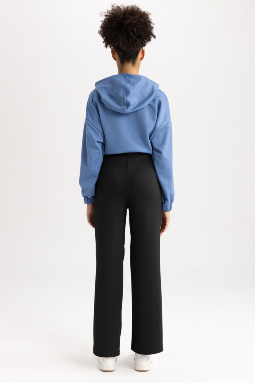 WOMAN Black DeFactoFit Wide Leg Trousers