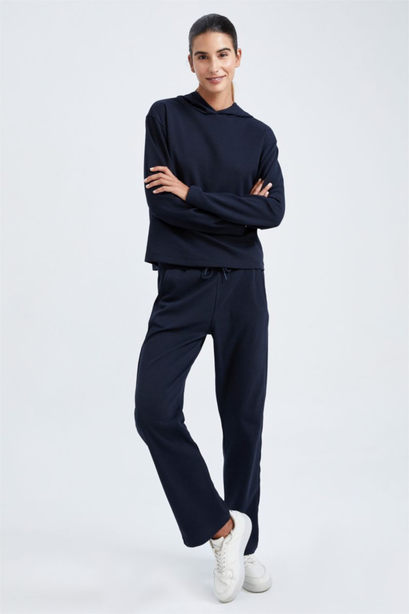 FEMME Marin Pantalon Coupe standard DeFactoFit Ourlet large