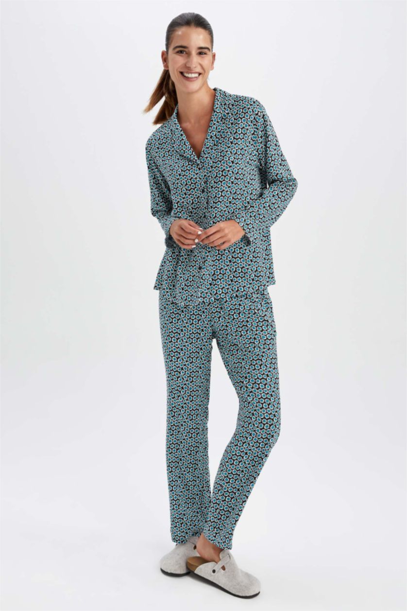 نساء أسود بلوزة قصة عادية بياقة قميص