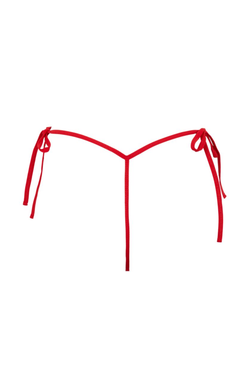 حريمي أحمر كلوت ثونج دانتيل مطبوع من Fall in Love