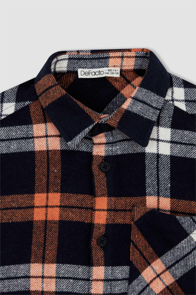 أولاد كحلي قميص بولو اولادي كم طويل اوفر سايز