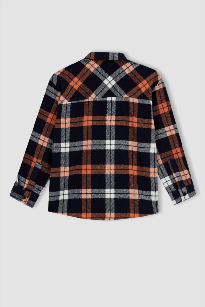 أولاد كحلي قميص بولو اولادي كم طويل اوفر سايز