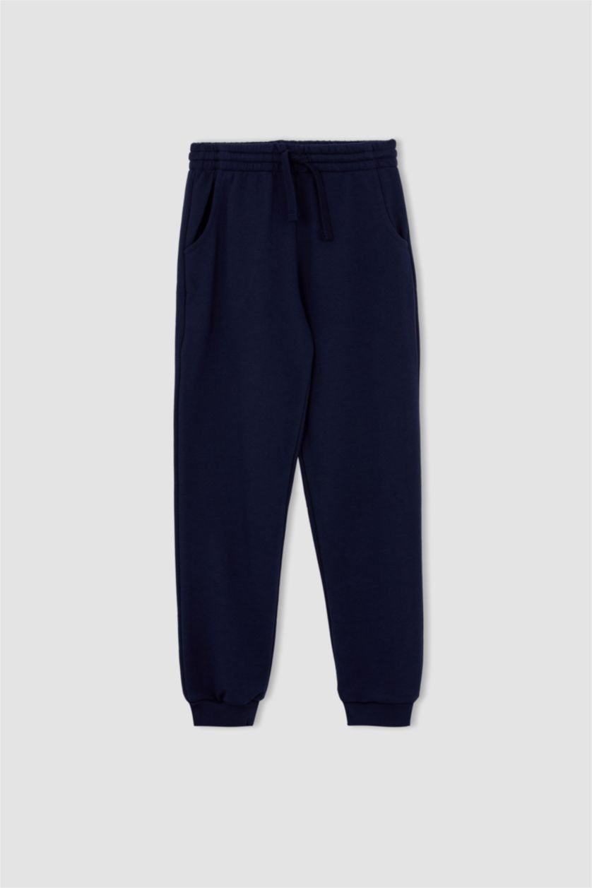GIRLS & TEENS NAVY بنطلون جوجر قصة عادية