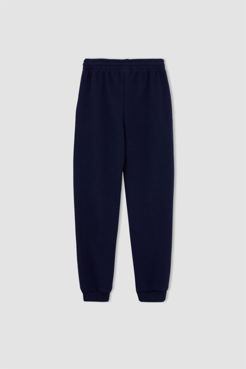 GIRLS & TEENS NAVY بنطلون جوجر قصة عادية