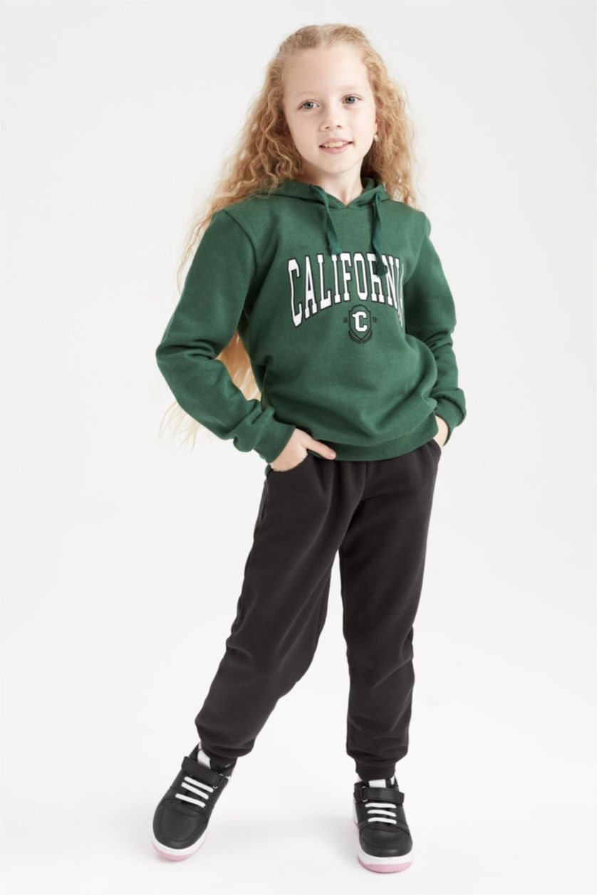 GIRLS & TEENS Black Girl Jogger Standard Fit Trousers