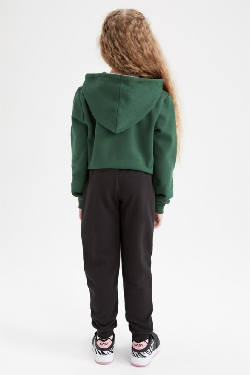 GIRLS & TEENS Black Girl Jogger Standard Fit Trousers