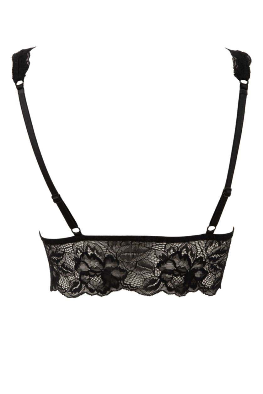 WOMAN Black Fall in Love Full Lace Uncovered Bra