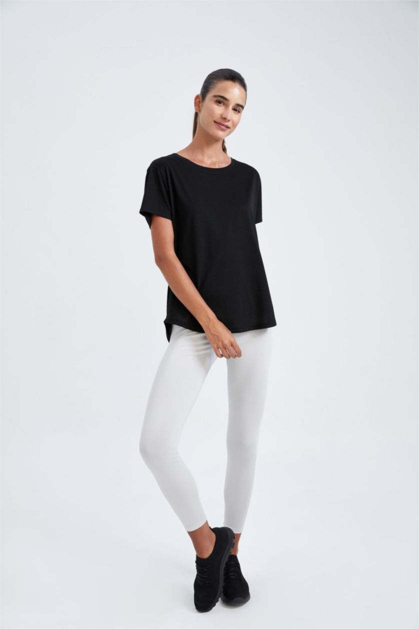WOMAN Black Comfort Fit Short Sleeve T-Shirt