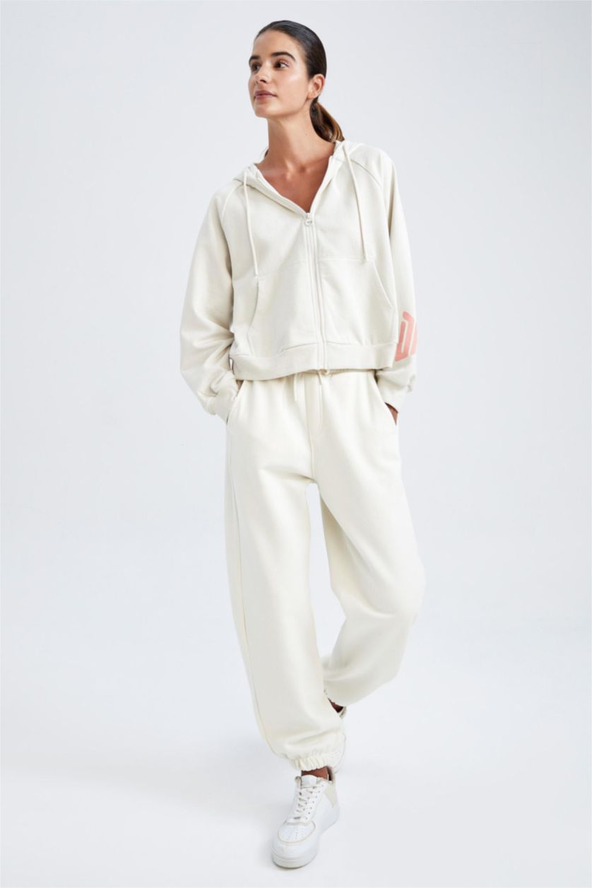 WOMAN Stone DeFactoFit Hooded Cardigan