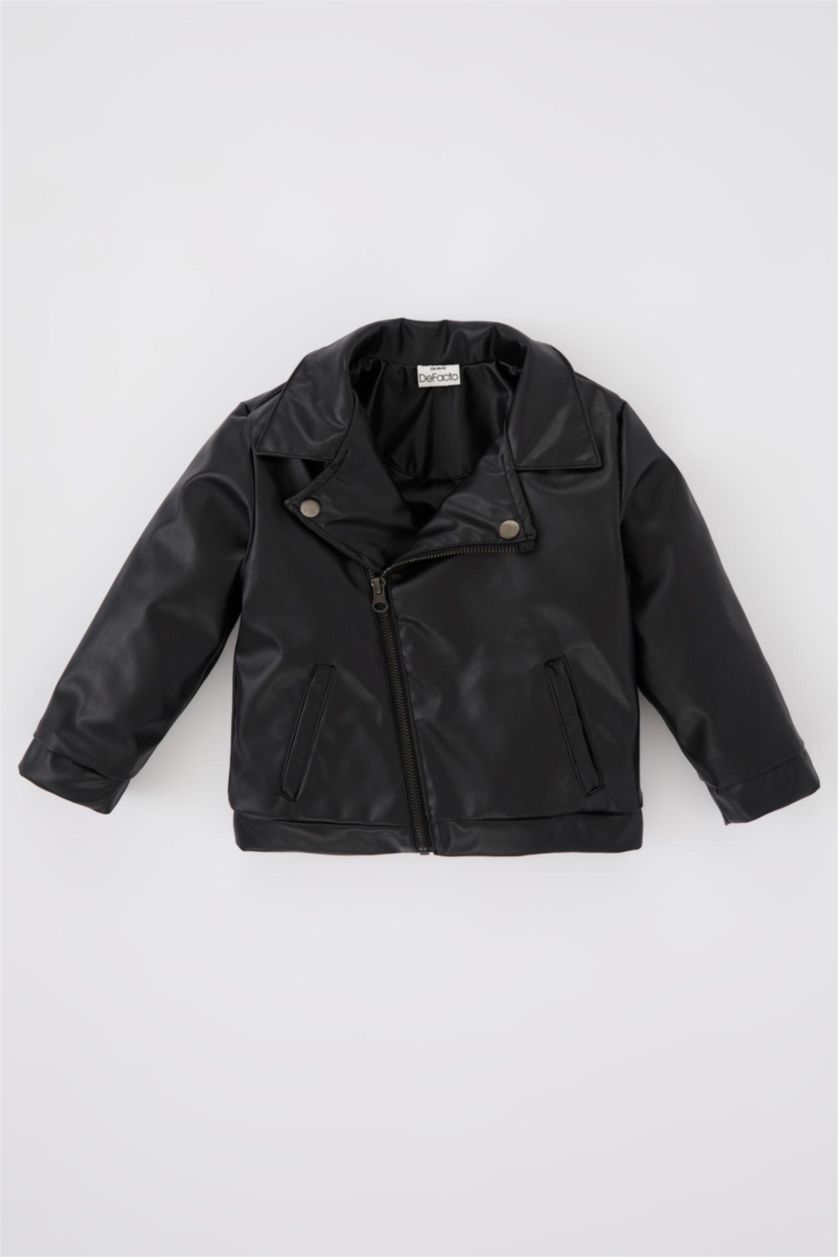 BABY BOY Black Boy Faux Leather Jacket