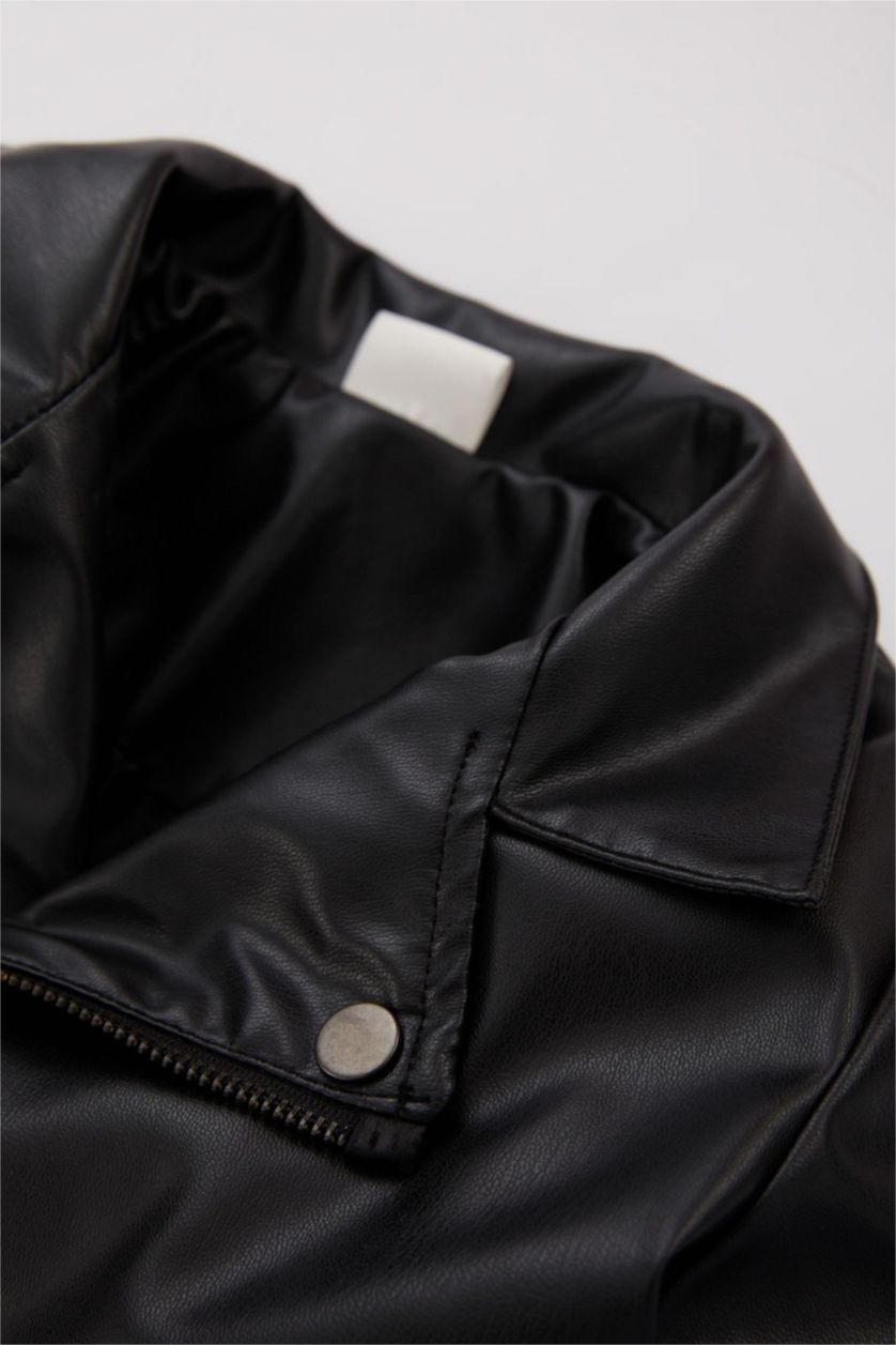 BABY BOY Black Boy Faux Leather Jacket