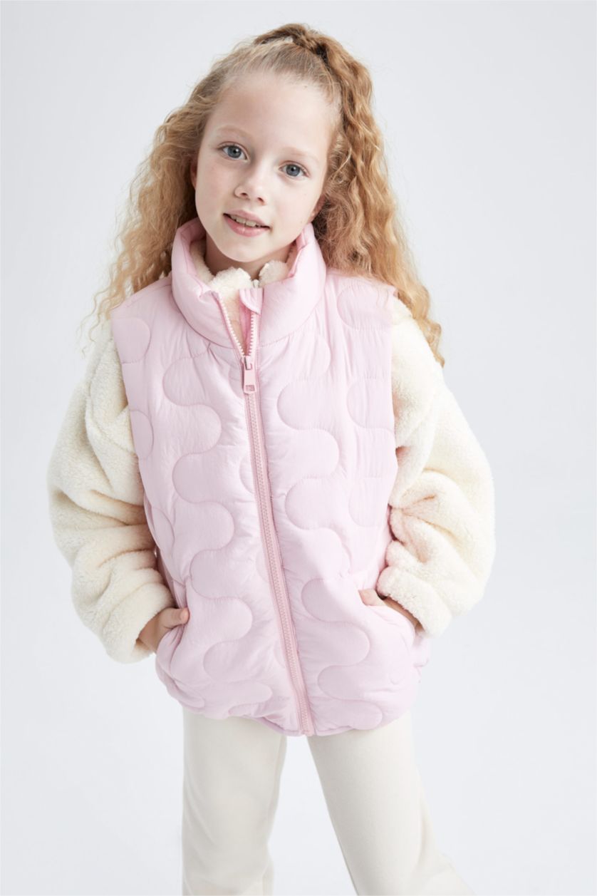 بناتي زهري فيست بامب بناتي بياقة عالية