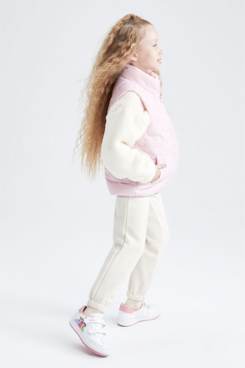 بناتي زهري فيست بامب بناتي بياقة عالية