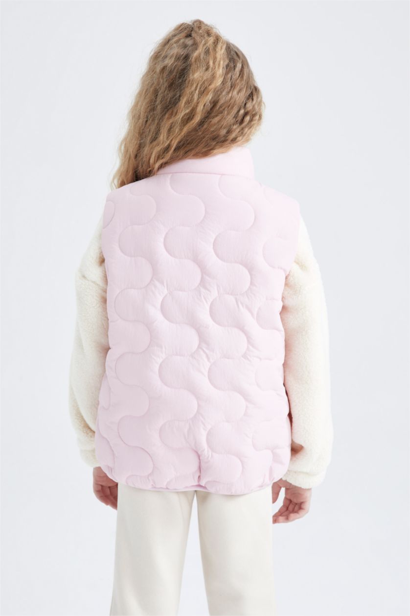 بناتي زهري فيست بامب بناتي بياقة عالية