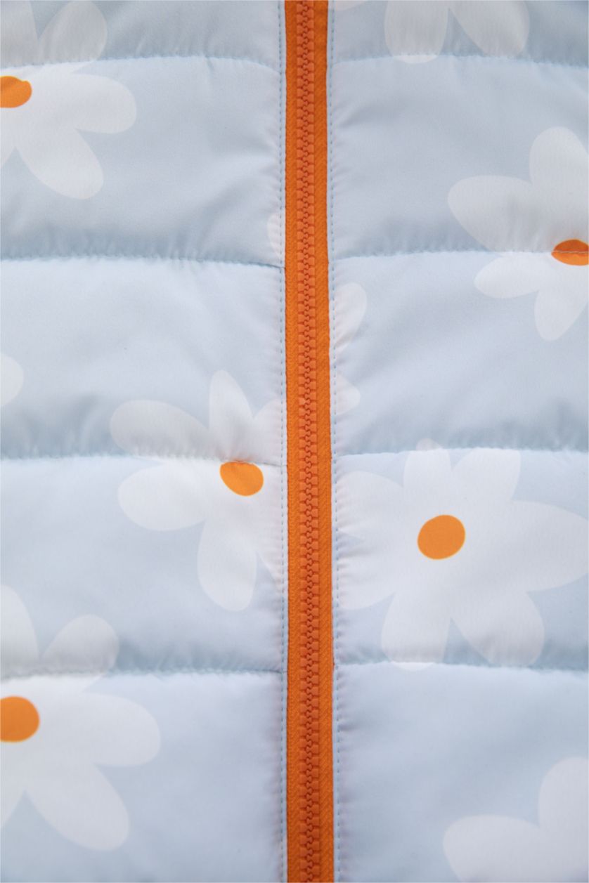 طفلة صغيرة أزرق فاتح قمصلة يلك بناتي بغطاء للرأس مقاوم للماء