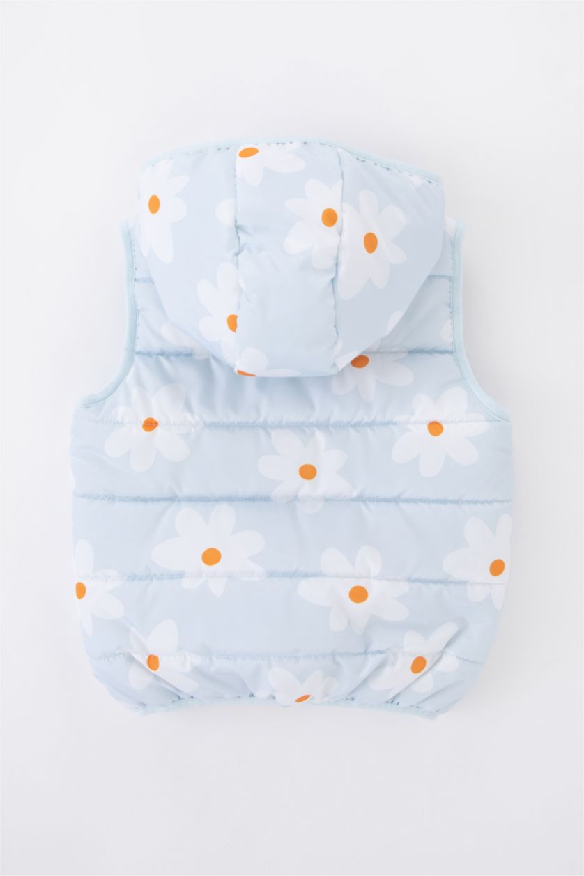 طفلة صغيرة أزرق فاتح قمصلة يلك بناتي بغطاء للرأس مقاوم للماء