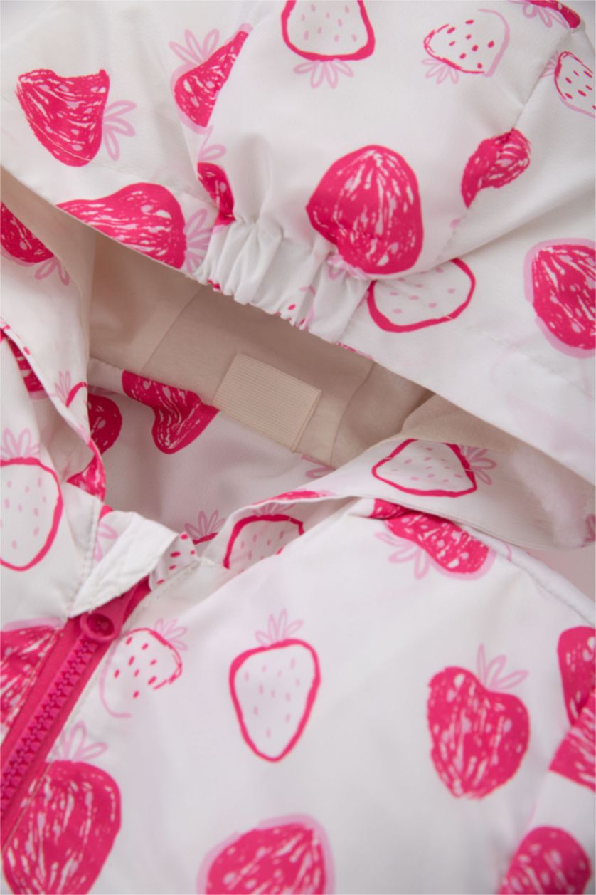 طفلة صغيرة سيموني جاكيت بناتي بكابيشون وتر برووف