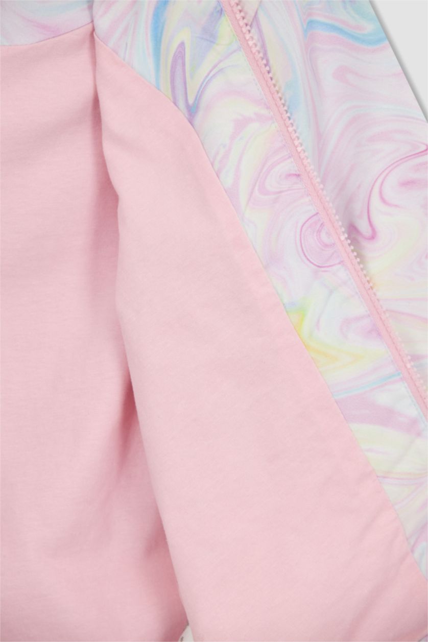 ДІВЧИНКА Світло-бузковий Куртка стандартного крою 3D Понгі для малюків дівчаток