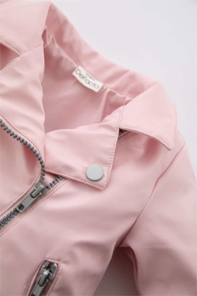 طفلة صغيرة زهري غامق جاكيت بناتي بيبي