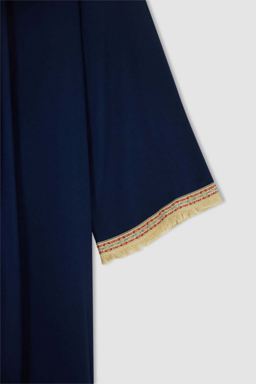 FEMME Marin Robe Longue Coupe Classique