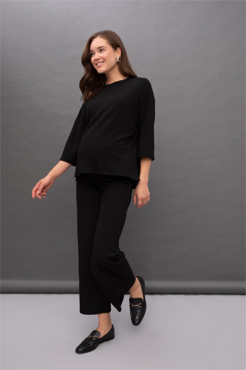 FEMME Noir Bas de maternité