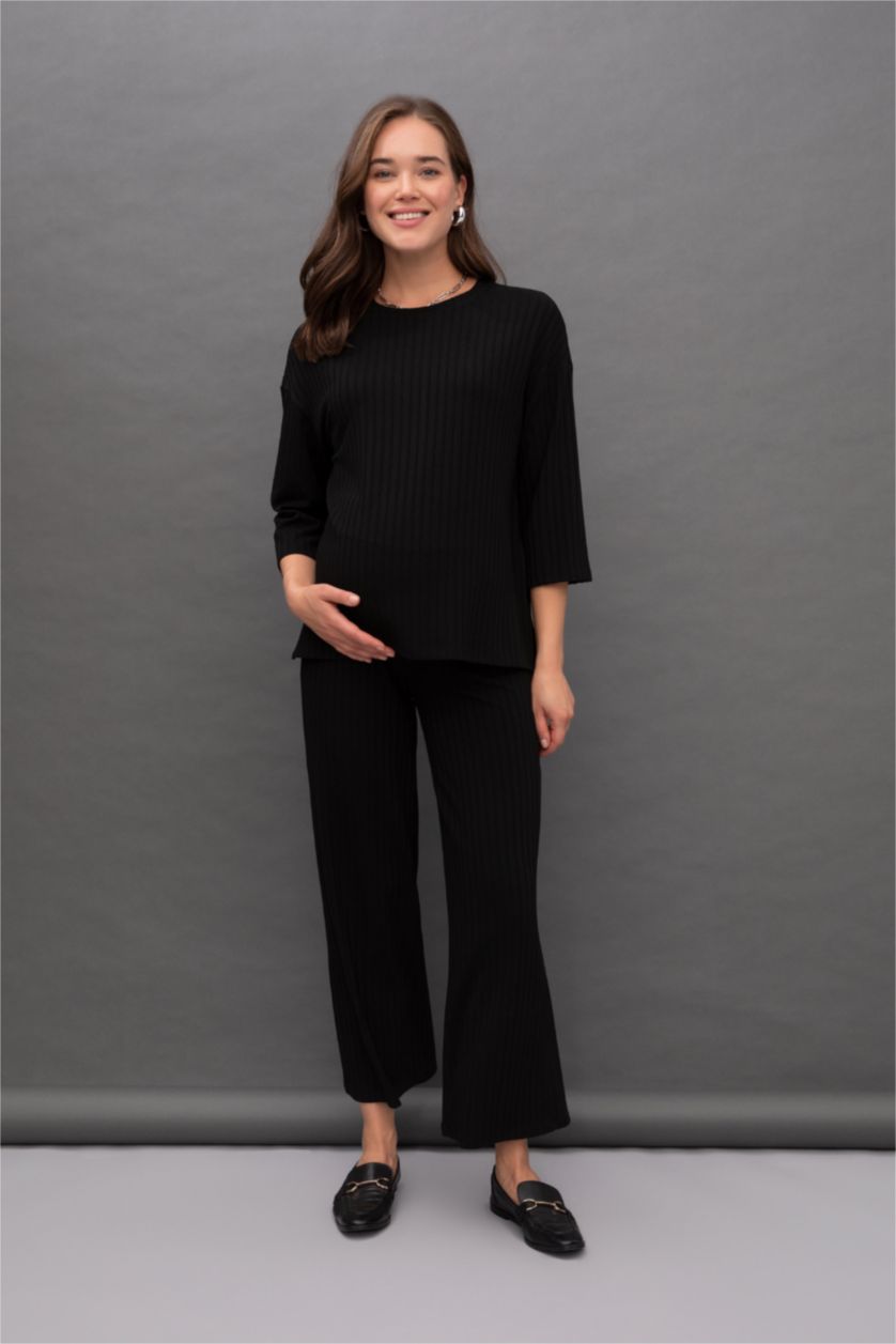 FEMME Noir Bas de maternité