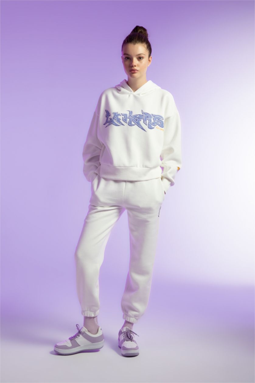 FEMME Écru Pantalon Coupe standard DeFactoFit Memphis Grizzlies