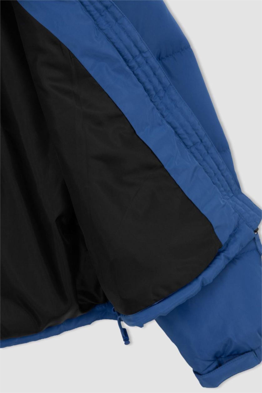 نساء أزرق غامق جاكيت دودون قصة عادية