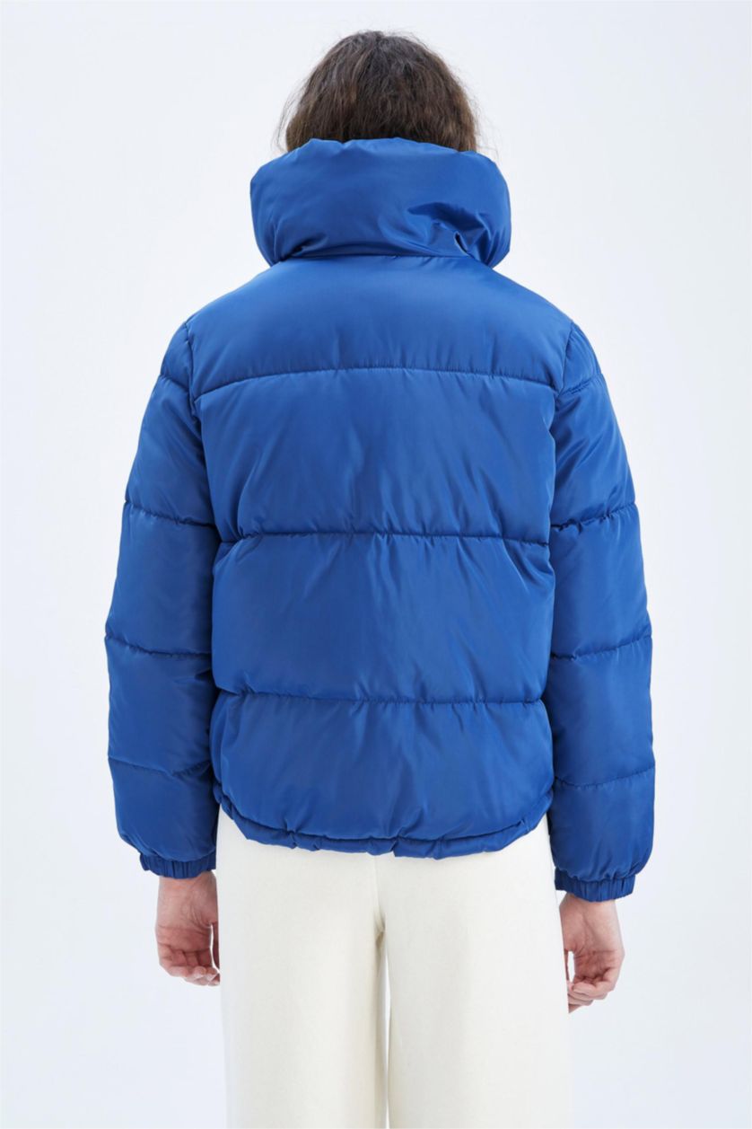 نساء أزرق غامق جاكيت دودون قصة عادية