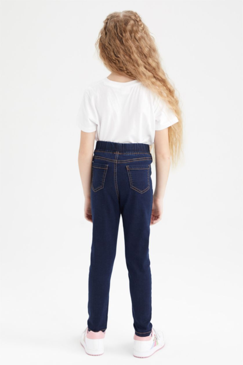 GIRLS & TEENS Dark Blue Girl Skinny Pants